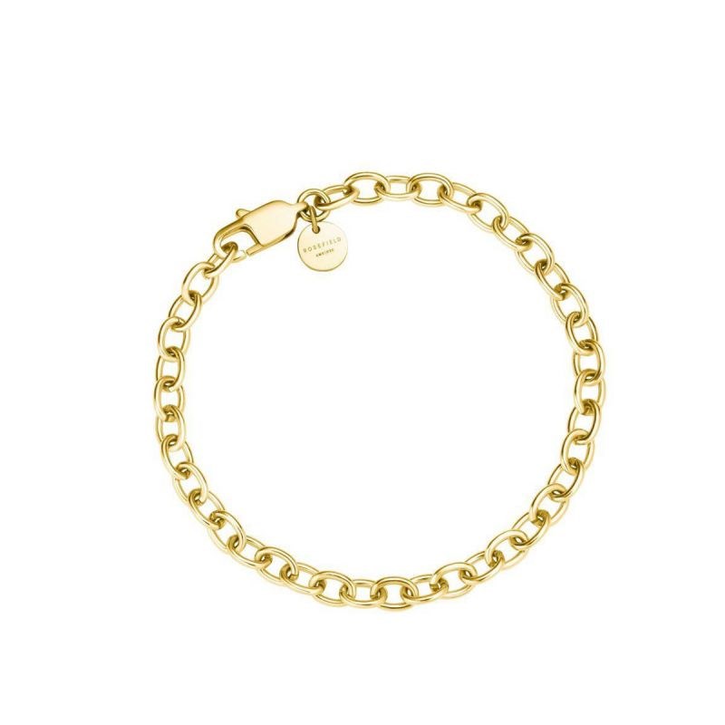 Bracelet Rosefield 'Oval Chainlink Bracelet Gold' - JBOCG-J593