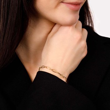 Rosefield 'Oval Bracelet Gold' - JBOLG-J540