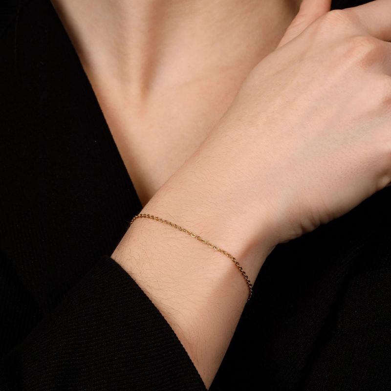 Bracelet Rosefield 'Thin Chain Bracelet Gold' - JBOLG-J599 - vue 2