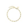 Bracelet Rosefield 'Rectangle Chain Bracelet Gold' - JBRCG-J561 - vue V1