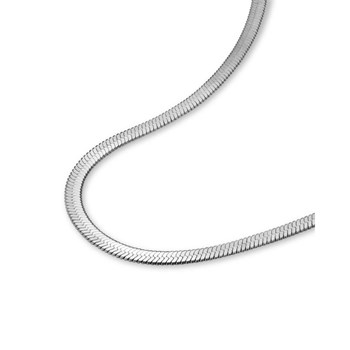 Rosefield 'Snake Necklace Silver' - JNFSS-J528