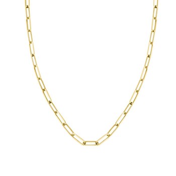 Collier Rosefield 'Hammered Chain Necklace Gold' - JNHCG-J628
