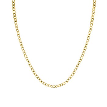 Collier Rosefield 'Oval Chainlink Necklace Gold' - JNOCG-J626
