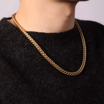 Guess 'My chains' gold-plated steel necklace - JUMN01337JWYG
