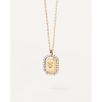 PDPAOLA Collier zodiaque en argent plaqué or - Taureau - CO01-569-U