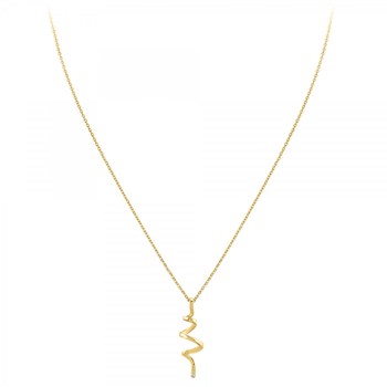 Collier par SC Bohème orné d'un véritable diamant blanc
