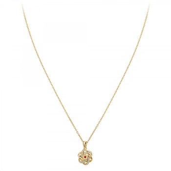 Necklace by SC Bohème adorned with a genuine ruby