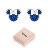 Boucles d'oreilles Disney ornées de Cristaux scintillants - Minnie - vue V1