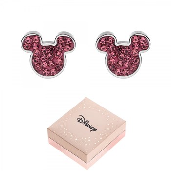 Disney earrings with sparkling crystals - Mickey
