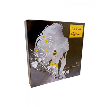 Calendrier de l'avent SC Crystal - 12 bijoux dont un bijou orné d'un véritable DIAMANT