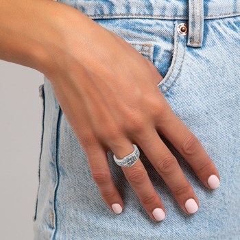 Bague SC Crystal ornée de Cristaux scintillants