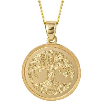 Tree of life necklace in gold 375