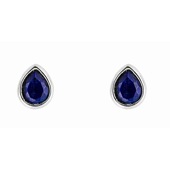 925 Sterling zilveren blauwe Lapis Lazuli oorbel