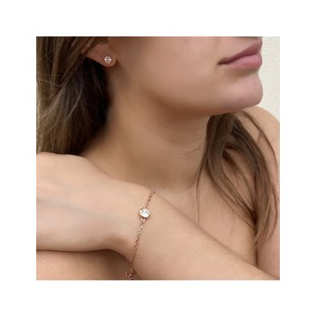 Birth Stone Moon Set - Rose Gold and Crystal