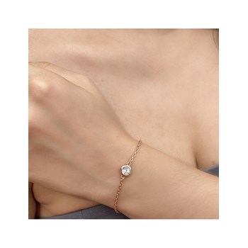 Birth Stone Moon Set - Rose Gold and Crystal