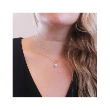 Parure Full Moon Crystal Pearl - Doré et Cristal