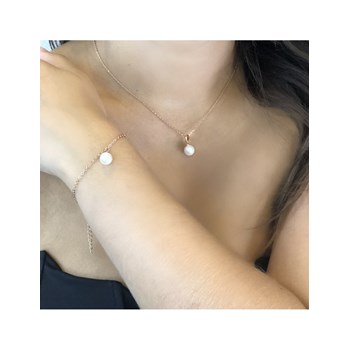 Full Moon Crystal Pearl set - Rose Gold and Crystal