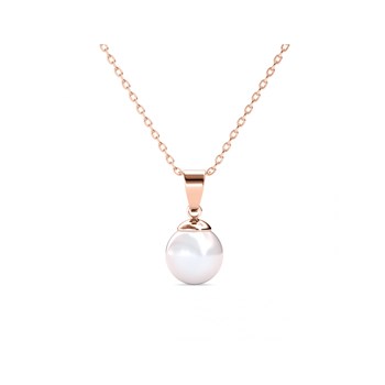 Full Moon Crystal Pearl set - Rose Gold and Crystal