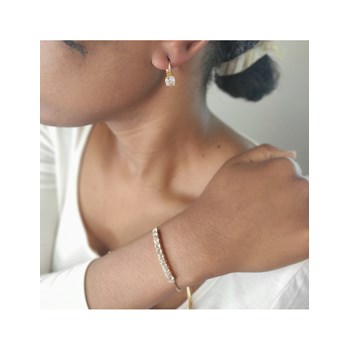 Round Crystal Mia set - Gold and Crystal