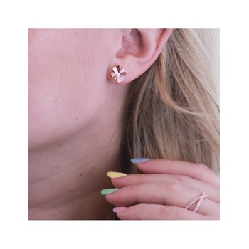 Clover Petal Sets - Rose Gold and Crystal