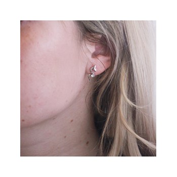 Spiral Sets - Silver and Crystal