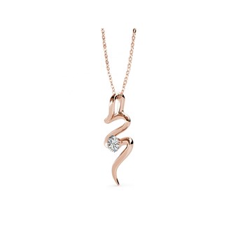 Parures Spiral - Or Rosé et Cristal