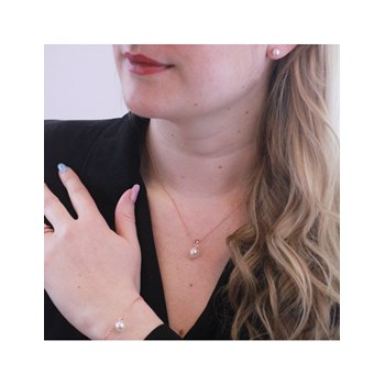 Mother of pearl Trio Sets - Rosé Gold and Crystal