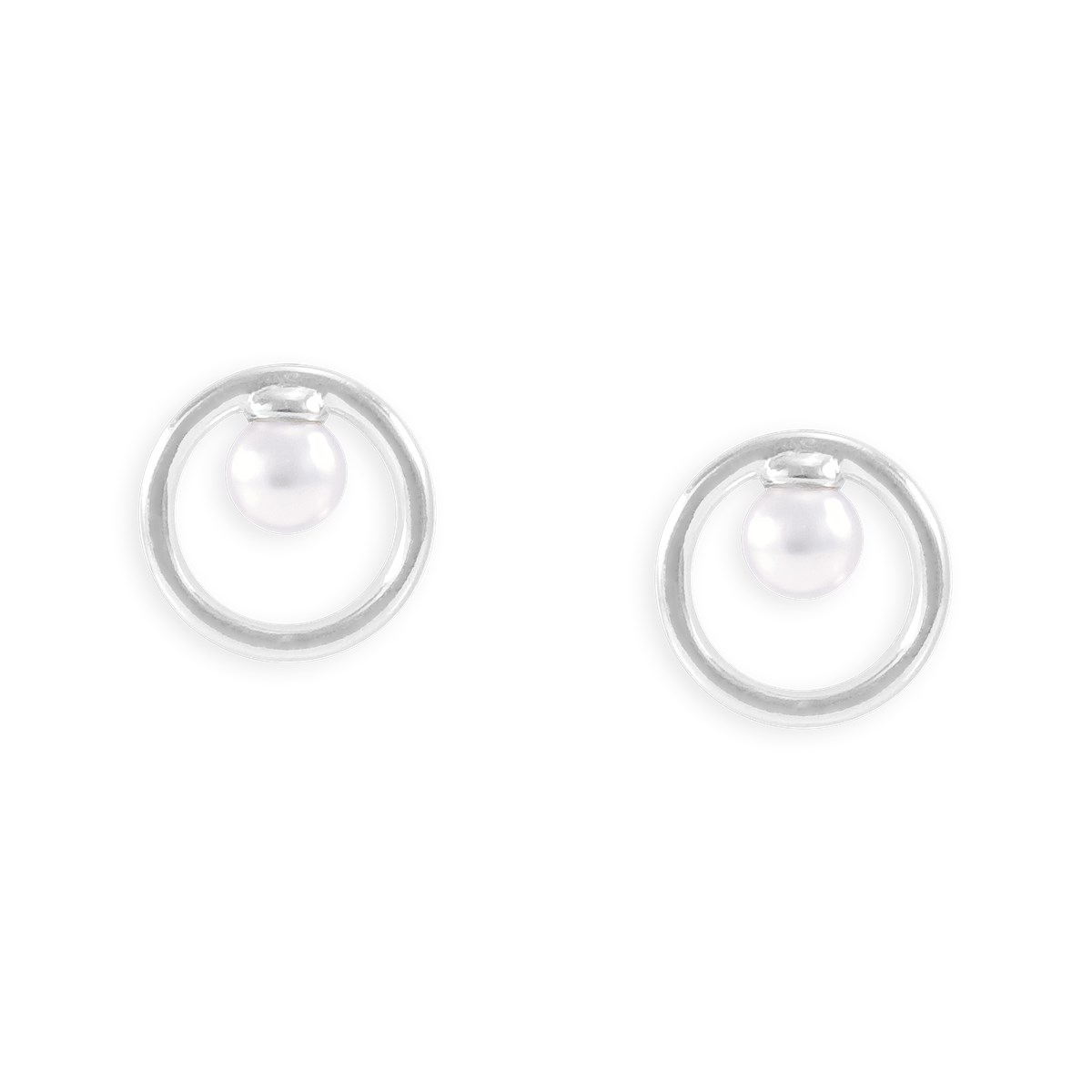 Boucles d'oreilles en argent 925 rhodié