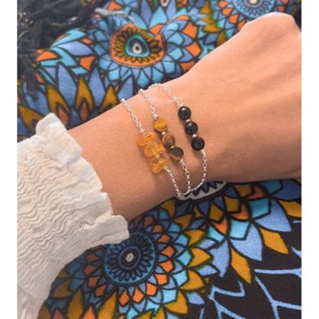 Bracelet Maya Ambre Argent 925