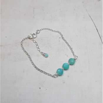 Bracelet Maya Amazonite Argent 925