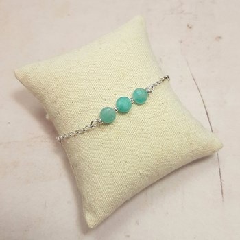 Bracelet Maya Amazonite Argent 925