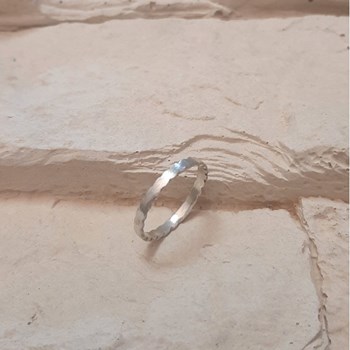 Bague  Tikuna Argent 925 Brossé