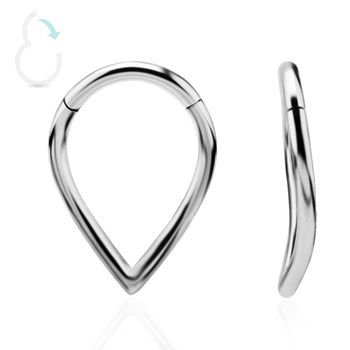 Piercing: drop-shaped steel clicker