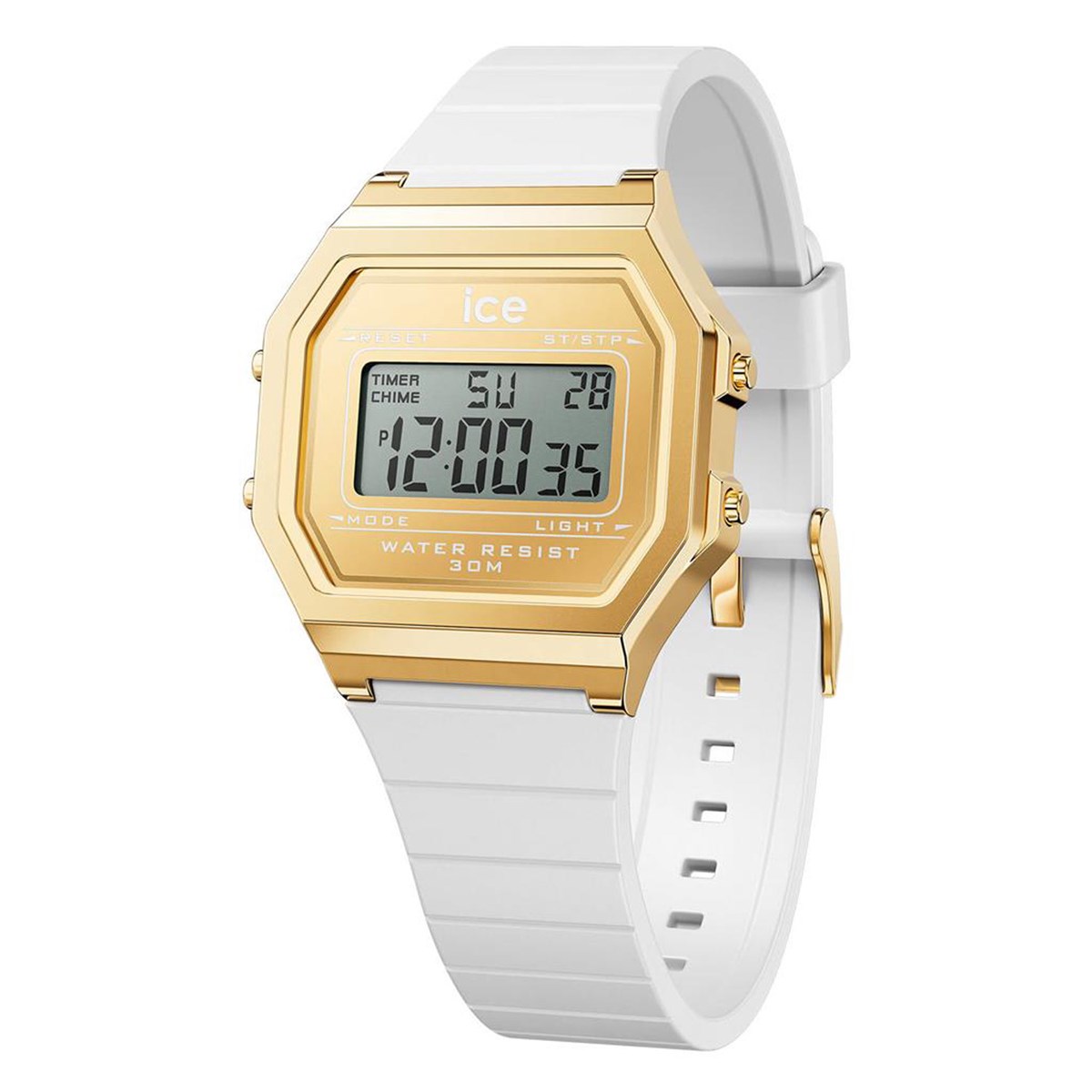 ICE digit retro ladies watch
- White gold