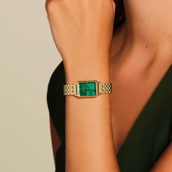 Montre Rosefield Octagon XS émeraude