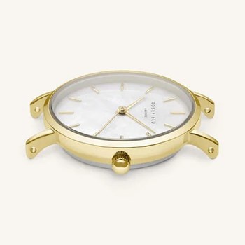 Montre femme Rosefield Small Edit maille milanaise
dorée