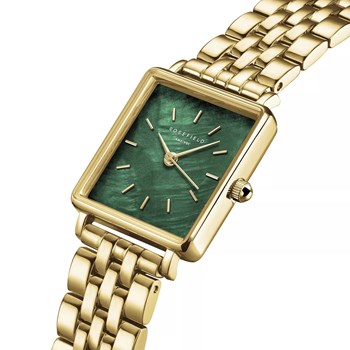 Montre femme Rosefield Boxy XS émeraude