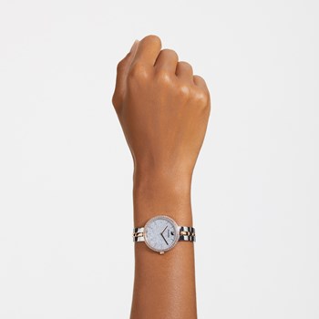 Montre Swarovski Cosmopolitan blanche et rose