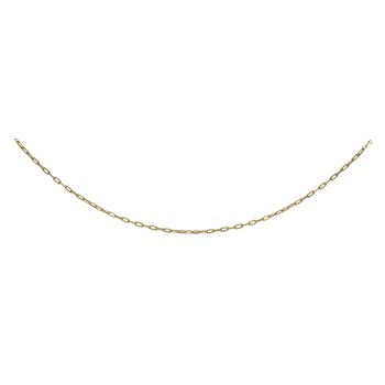 Collier Brillaxis or jaune 18 carats forçat long