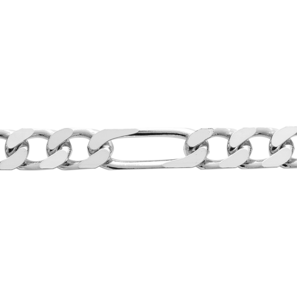 Bracelet Brillaxis en argent rhodié 21cm - vue 3