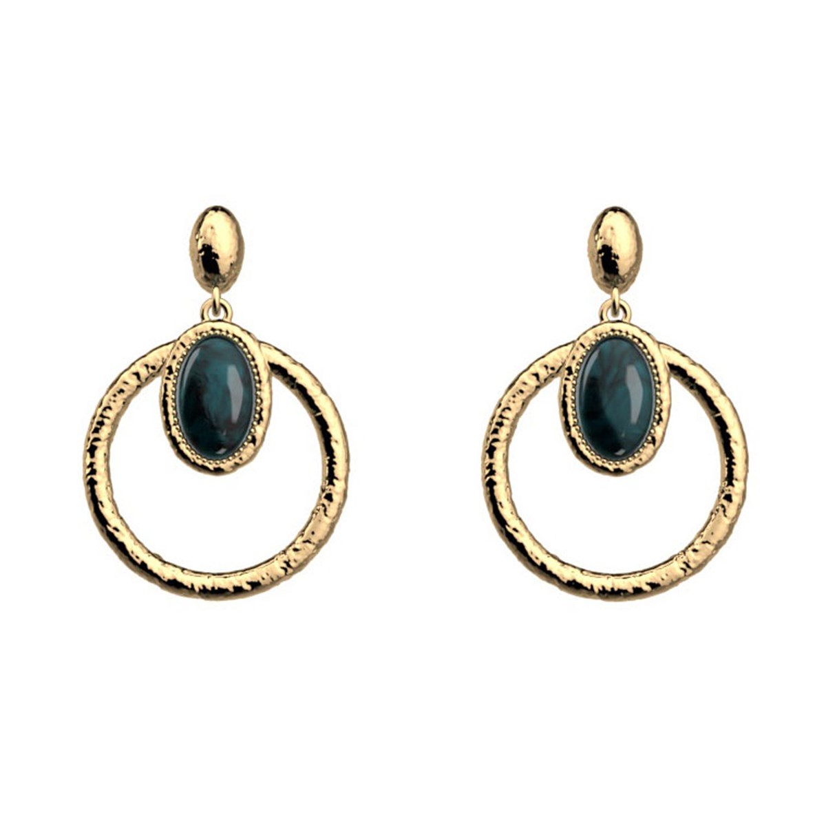 Boucles d'oreilles Les Georgettes Mirage apatite
25 mm