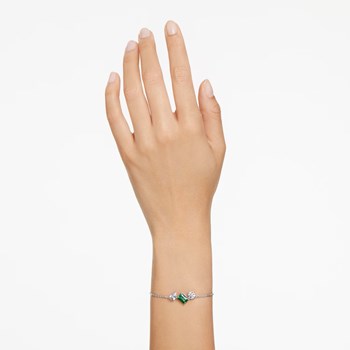 Bracelet Swarovski Mesmera vert et blanc