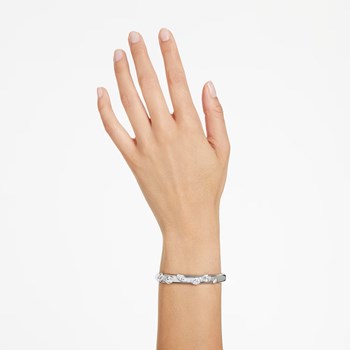 Bracelet-Jonc Swarovski Dextera blanc Taille  M