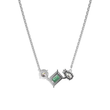 Collier Swarovski Mesmera cristal vert
