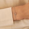 Bracelet Agatha argent entrelacé oxydes Rondou - vue V2