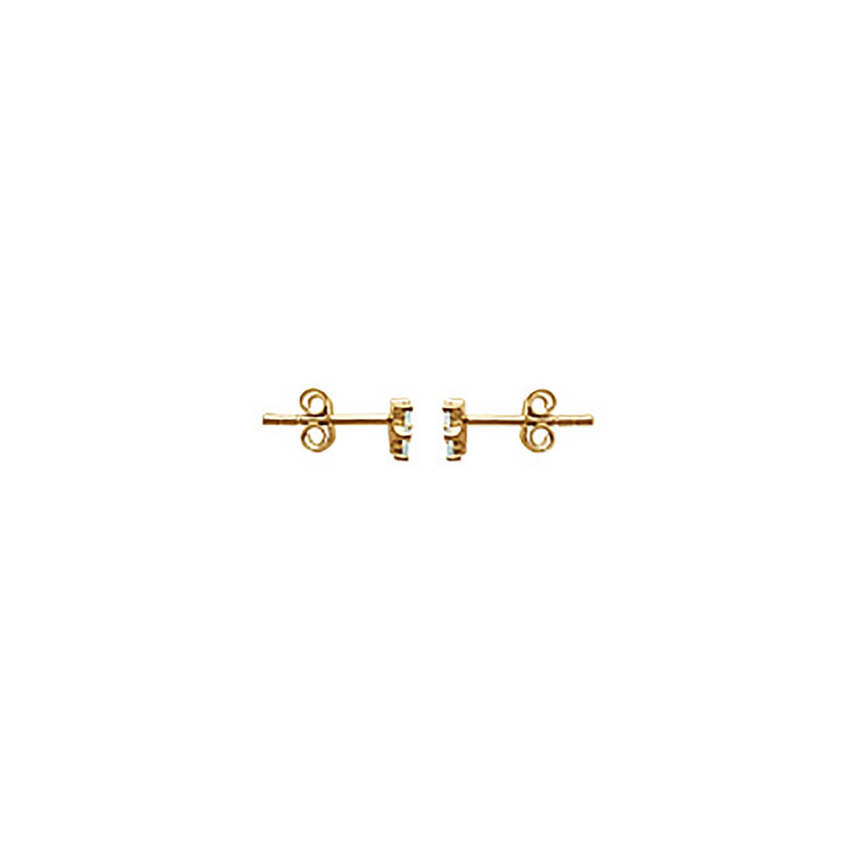 Boucles d'oreilles Brillaxis étoiles
plaqué or oxydes de zirconium - vue 2