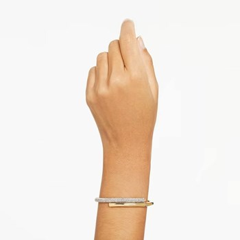 Bracelet-Jonc Swarovski Dextera doré Taille M