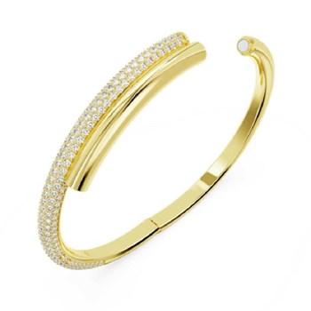 Bracelet-Jonc Swarovski Dextera doré Taille M