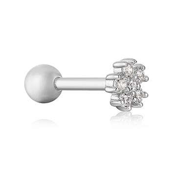 Boucle d'oreille individuelle Ania Haie Sparkle Flow
er