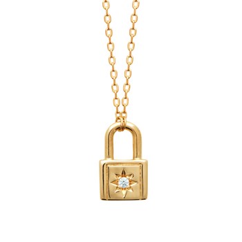 Collier Brillaxis cadenas et oxyde d ezirconium